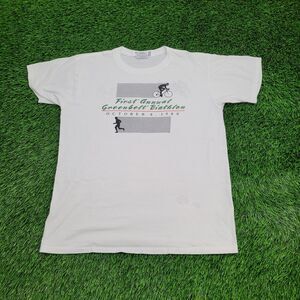 Vintage 1988 Greenbelt Biathlon Shirt Medium 20x26 College-Park